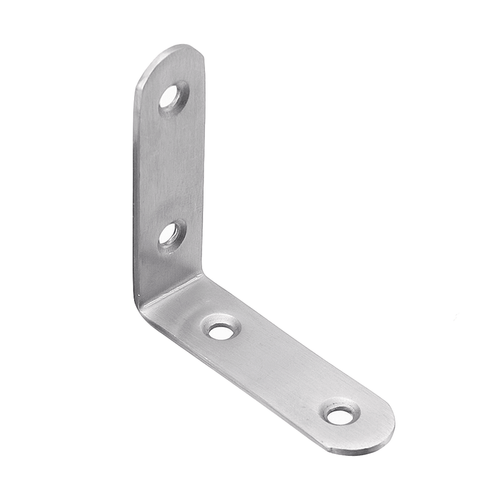 Stainless Steel Corner Braces Joint Code L Shaped Right Angle Bracket Shelf Support for Furniture