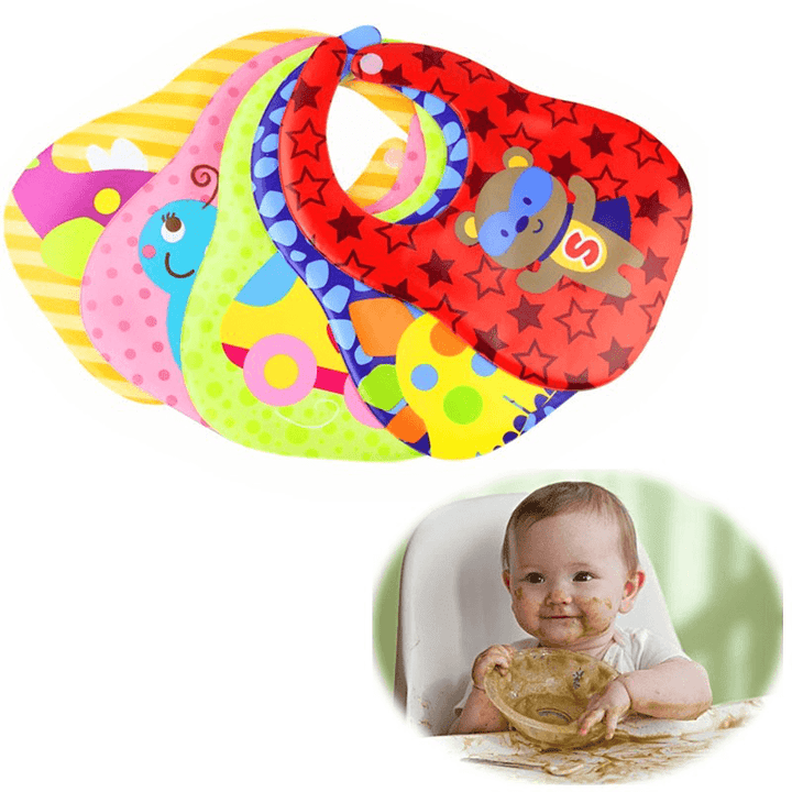 Baby Feeding Bib Waterproof Infant Bibs Soft Burp Colths EVA Eco-Friendly