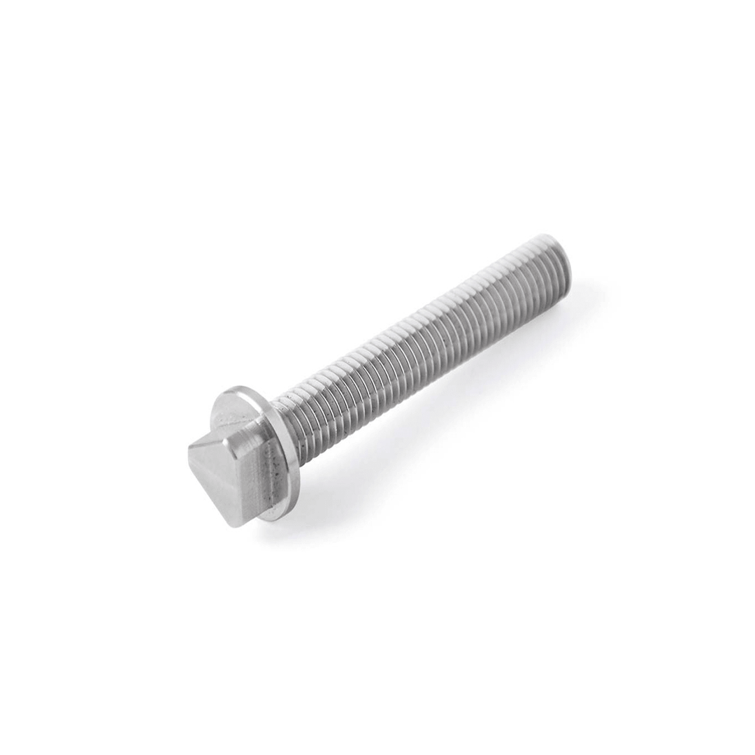 Suleve™ M6ST1 50Pcs M6 External Triangle Bolt anti Theft 304 Stainless Steel Machine Screw Triangular Washer Head Bolt - MRSLM