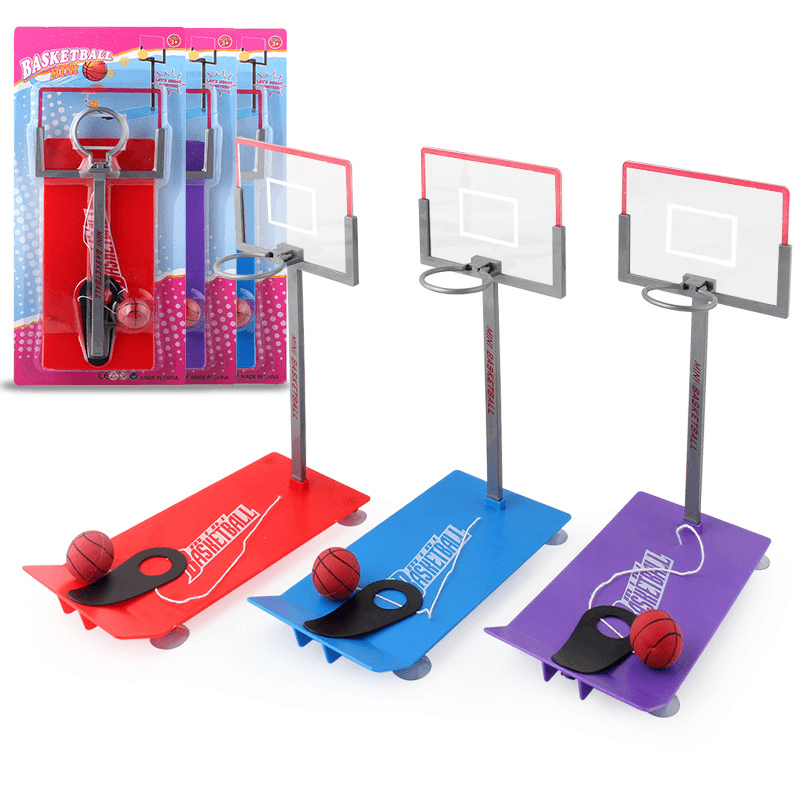 Decompression Table Basketball Game Shooting Rack Game Folding Basketball Stand Educational Finger Toy