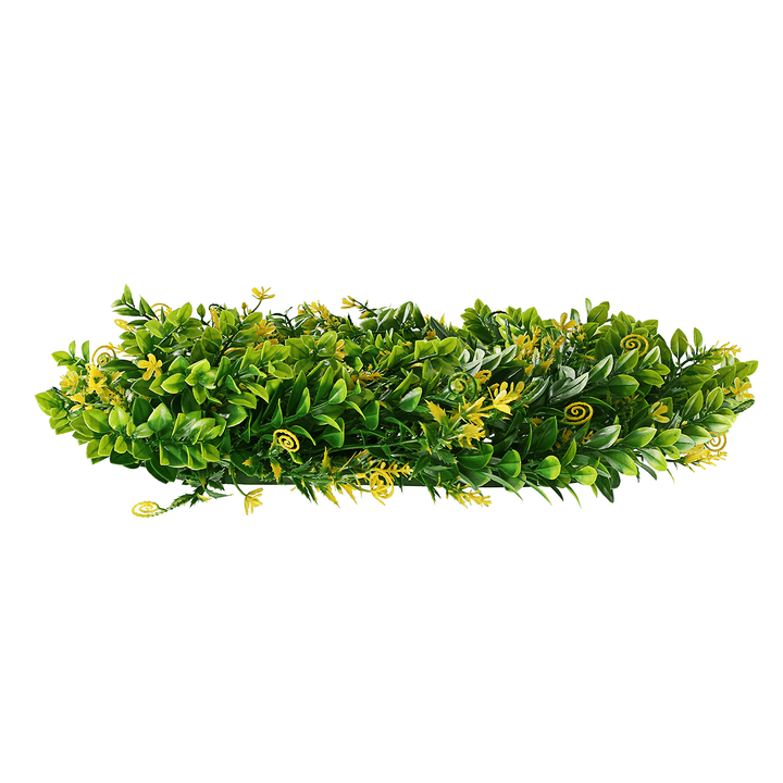 45CM Artificial Yellow Cherry Flower Wreath Garland Wedding Door Hanging Decorations