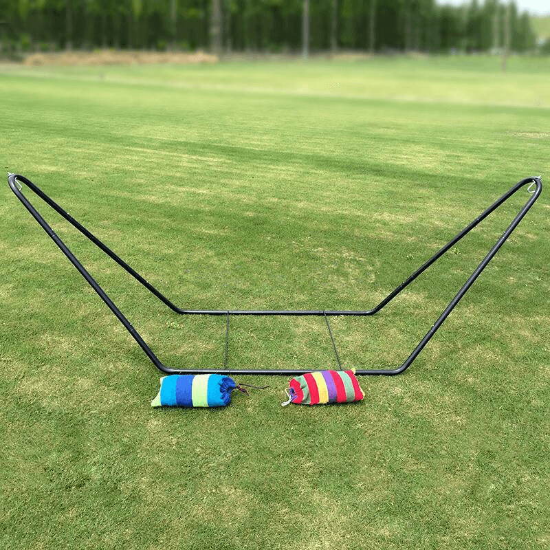 Red/Blue Portable Removable Hammock with Stand