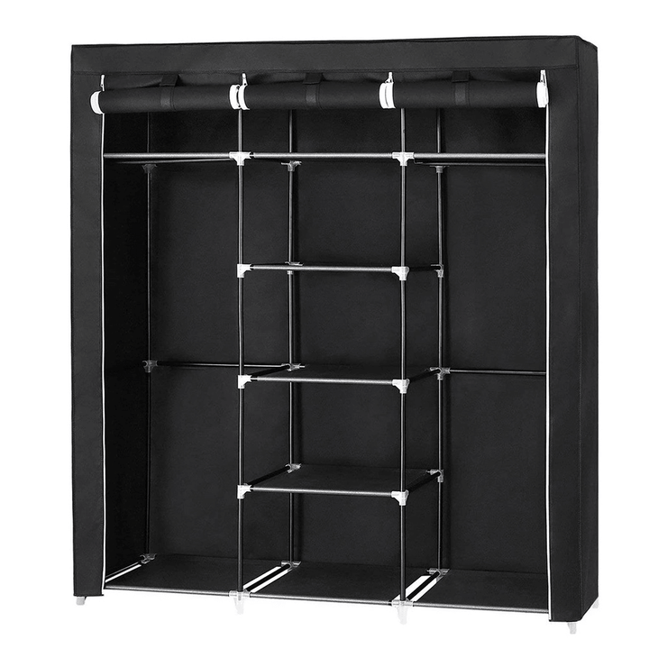 Nonwoven Wardrobe Large Portable Clothes Closet Storage Cabinet Organizer with Shelves