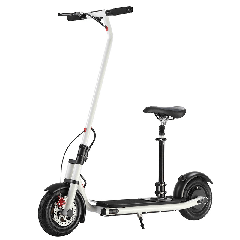 NEXTDRIVE N-7 300W 36V 10.4Ah Foldable Electric Scooter Vehicle with Saddle for Adults/Kids 32 Km/H Max Speed 18-36Km Mileage