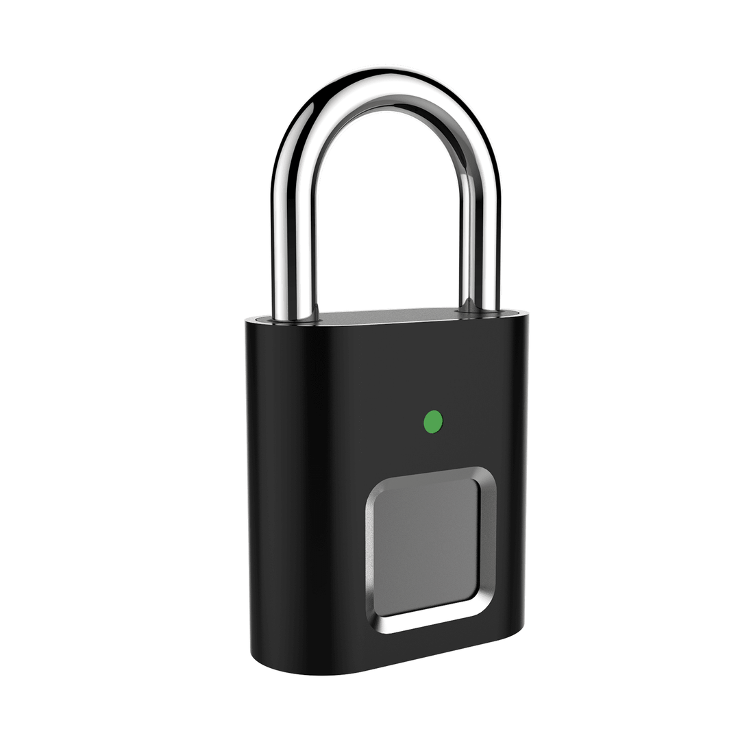 Anytek Smart Fingerprint Lock Security Keyless Padlock for Door Box Bag USB Charging