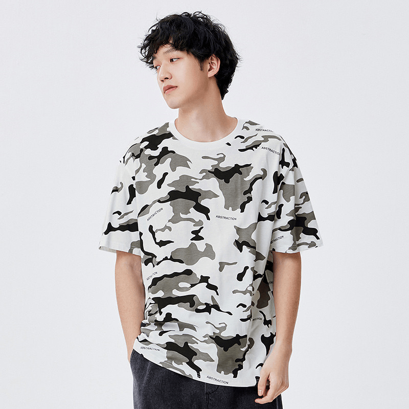 Personalized Youth Trend Korean Half-Sleeve Bottoming Shirt