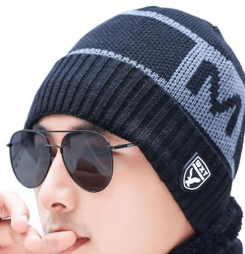 Fashion Simple Men'S Wool Knitted Hat