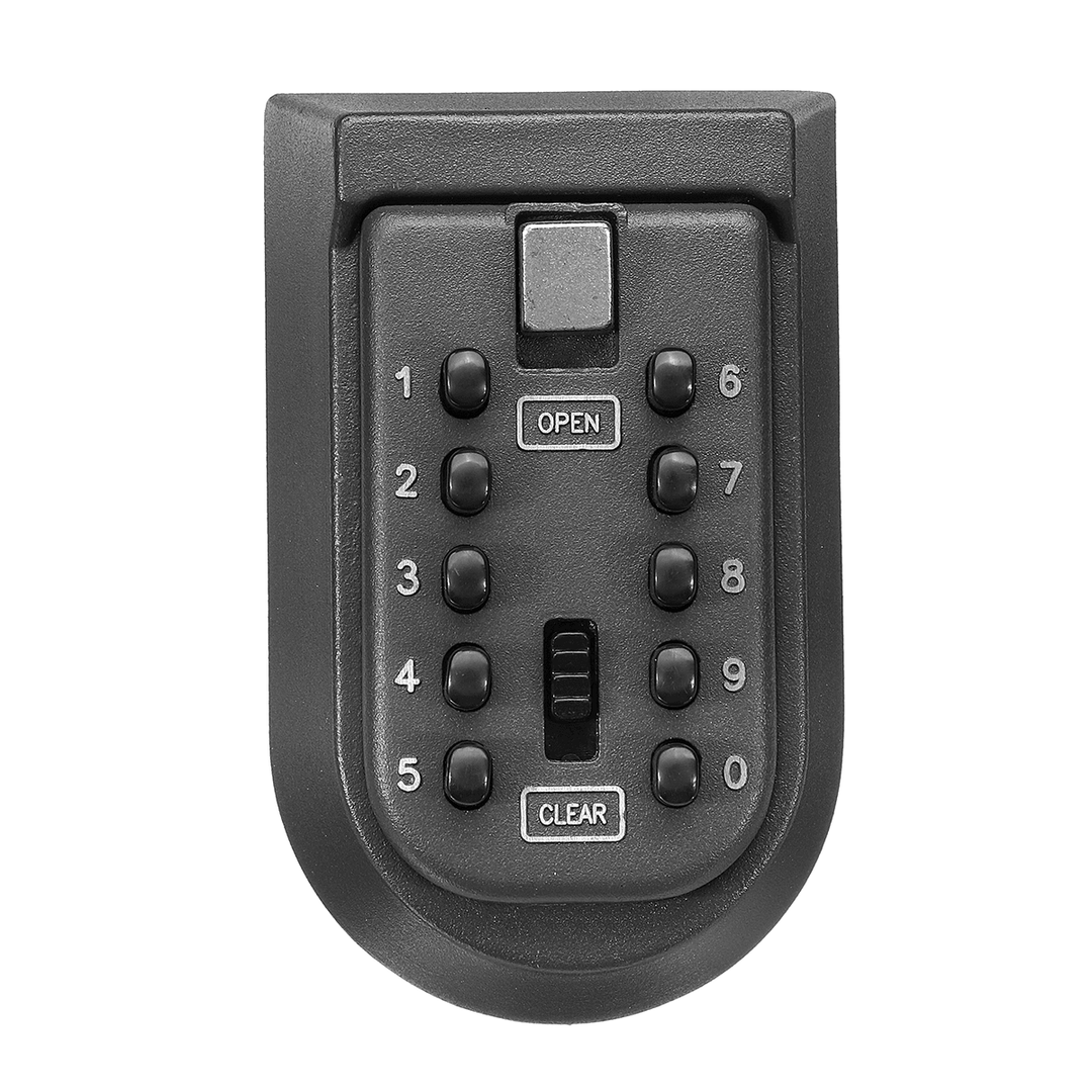 Outdoor Wall Mount Key Safe Combination Lock Storage Box 10-Digital Password