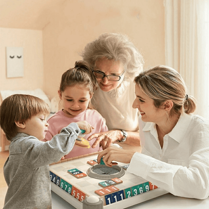 Family Interactive Math Board Game Concentration Digital Mahjong