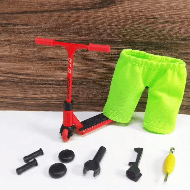 Mini Alloy Finger Scooter Pants Spare Wheel Set