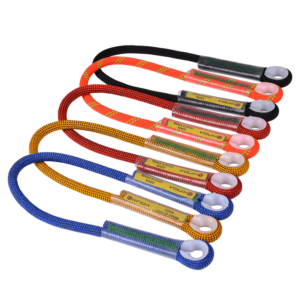 XINDA XD-D9337 2M Nylon Climbing Rope Oxtail Pulling Safety Mountaineering Protector Anti-Fall Rope - MRSLM