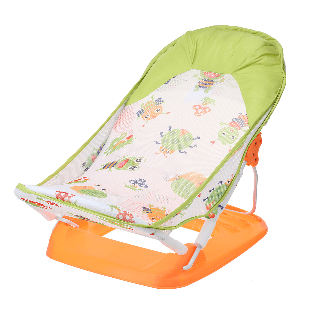 Baby Swing Seat Folding Portable Baby Bath Shower Chair for 0~12 Month Baby