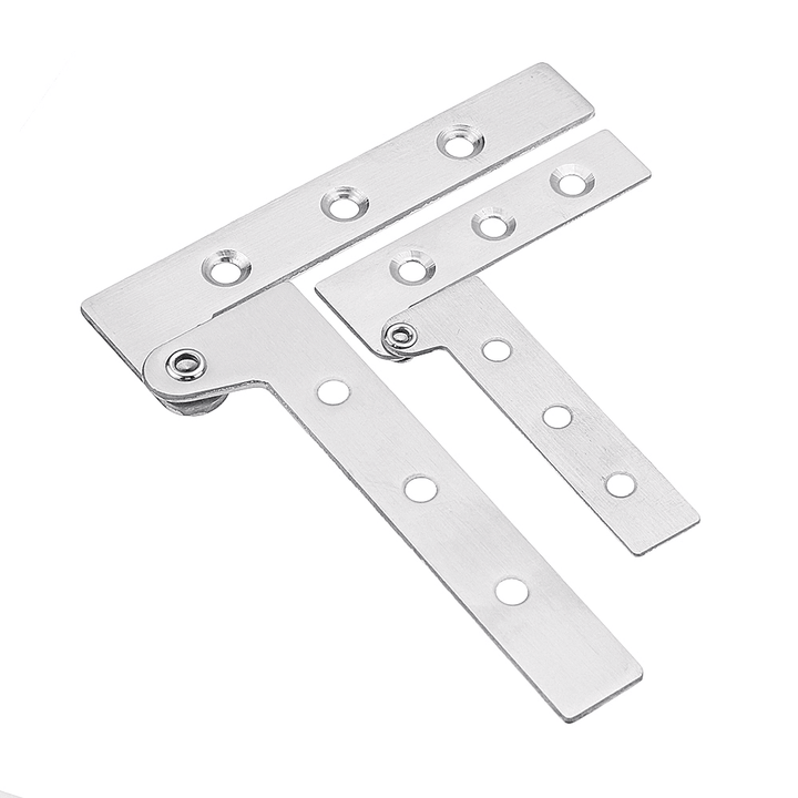 Stainless Steel Concealed Hinge 7-Shape Chicken Mouth Shape Door Hinge 360 Degree Rotating Hardware