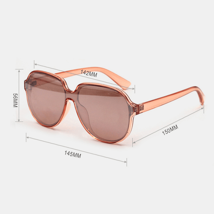 Unisex Square Full Frame UV Protection Fashion Simple Sunglasses