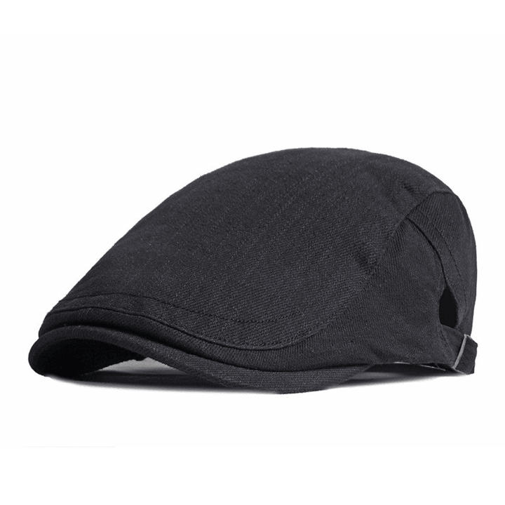 Simple Light Board Cotton Beret Men'S Retro