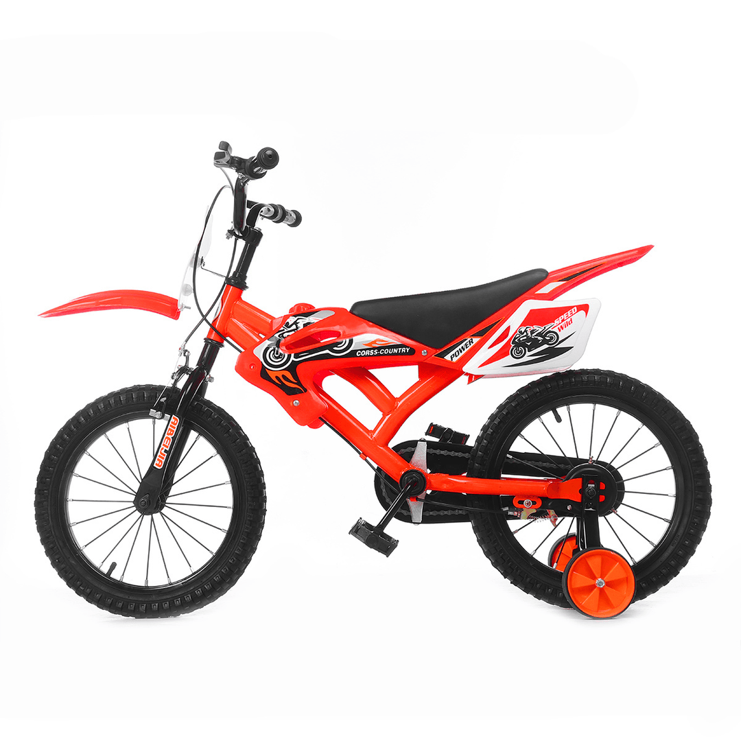 12 Inch Children Ride Beginners Moto Bike 4-Wheels Balance Training Motocross Bicycle Kids Ride on Toys for Boys Girls