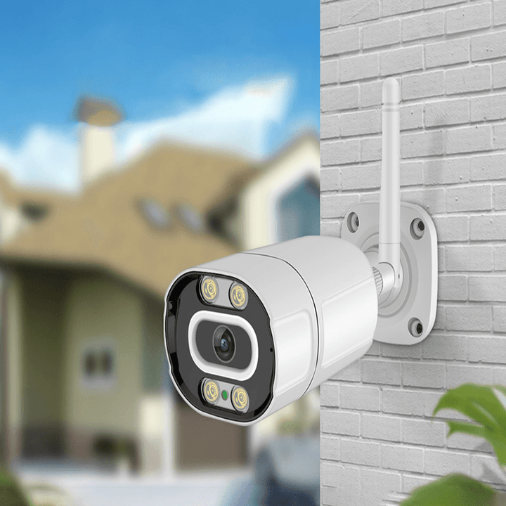 2MP HD Wifi Outdoor Security Camera IP66 Waterproof Wireless Camera Color Night Vision AI Human Detecting Surveillance CCTV IP Camera