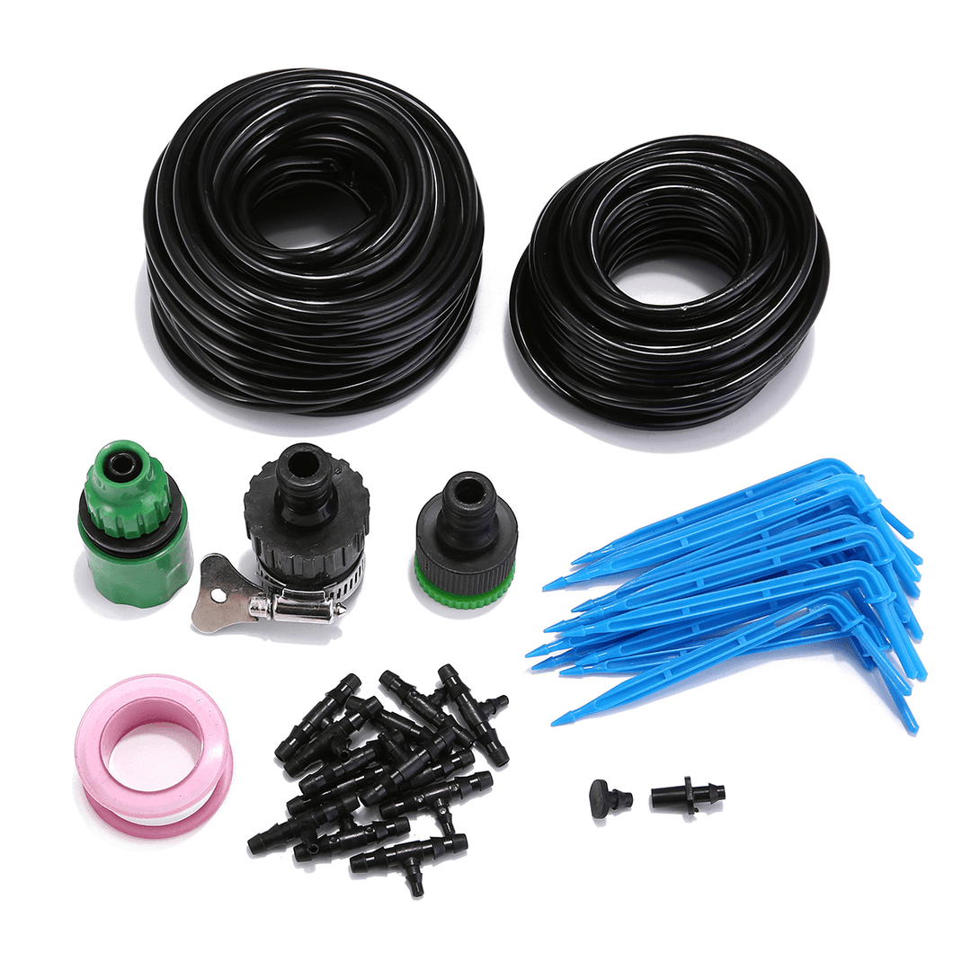 37PCS Automatic Micro-Drip Irrigation System 10M 8M Garden Irrigation Spray Self Watering Kits