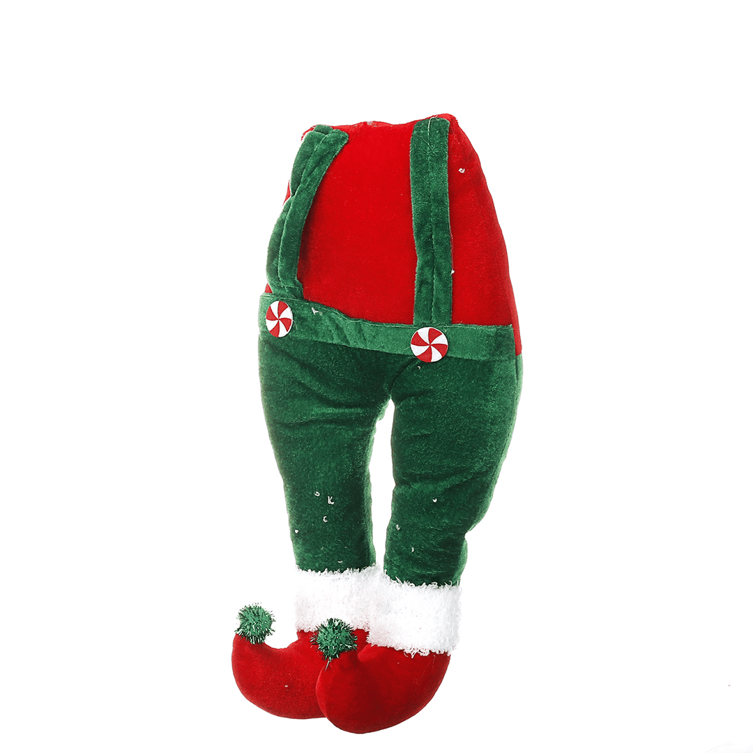 Christmas Elf Santa Claus Dolls Sitters Ornaments Hung on Christmas Tree Party