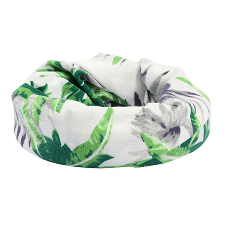 Unisex Multipurpose Tree Print Cotton Headpiece Scarf Cap