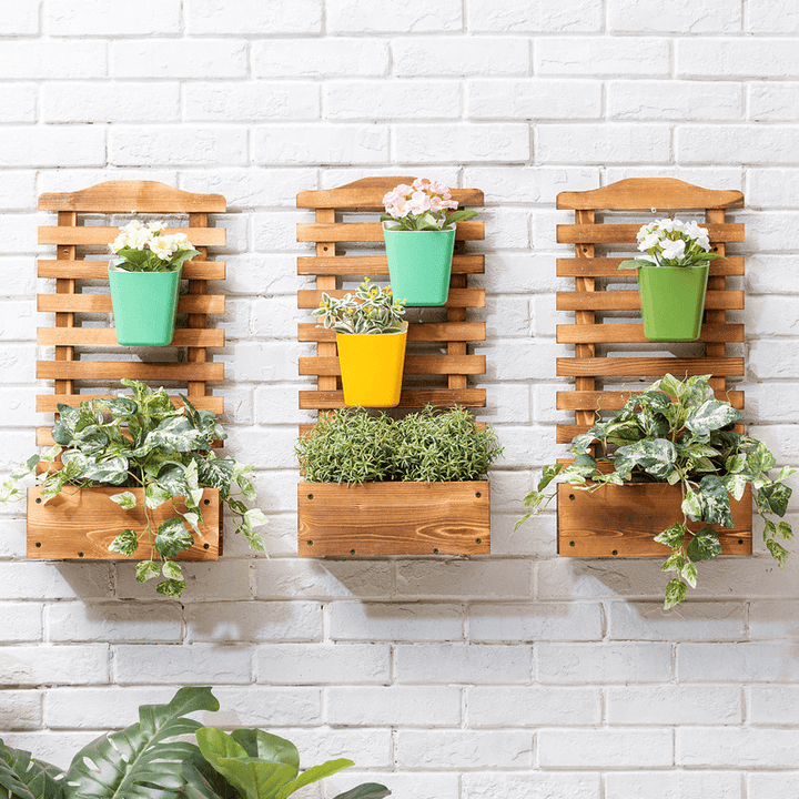 Plant Shelves Wall Shelves Solid Wood Shelves Ourdoor Garden Decor