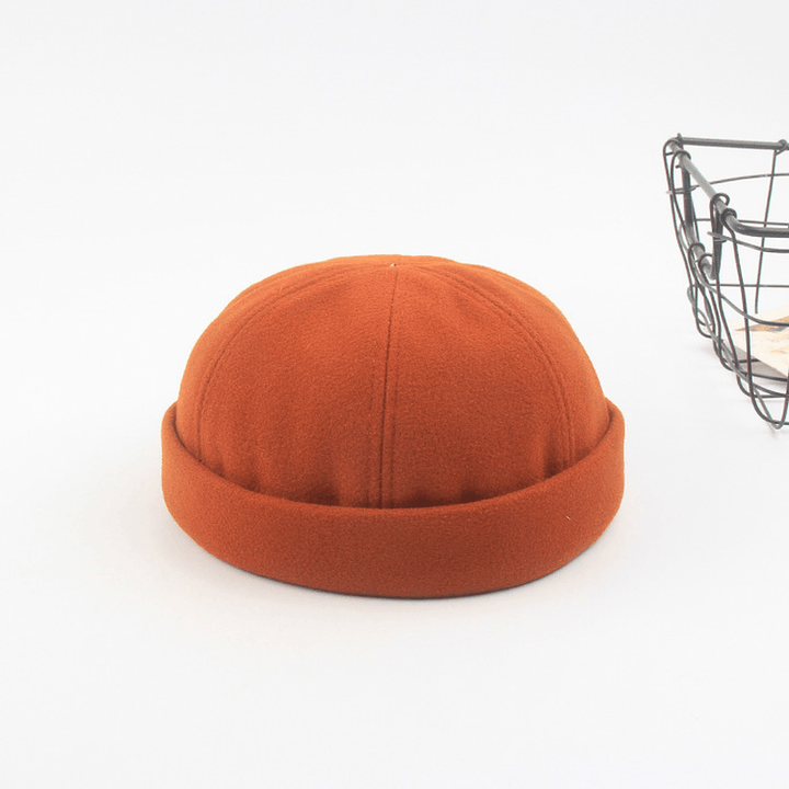 Plain Woolen Landlord Hat