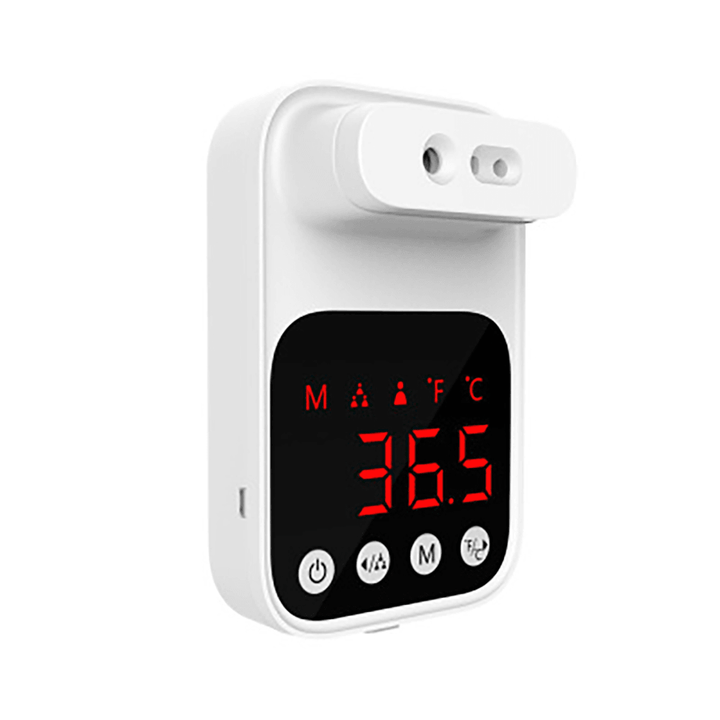 T3 Forehead Thermometer Wall-Mounted Non-Contact Infrared Thermometer Automatic Alarm Body Tempreature Measurement Tool