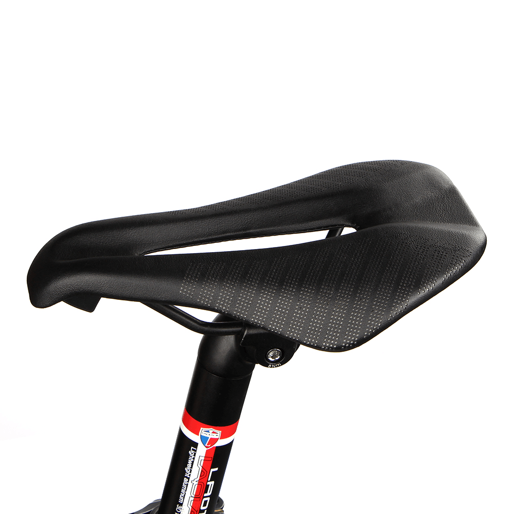 GUB 1218 Carbon Fiber+Leather Breathable Bicycle Saddle Comfort Lightweight Cycling Seat Cushion Pads for MTB Road Bike