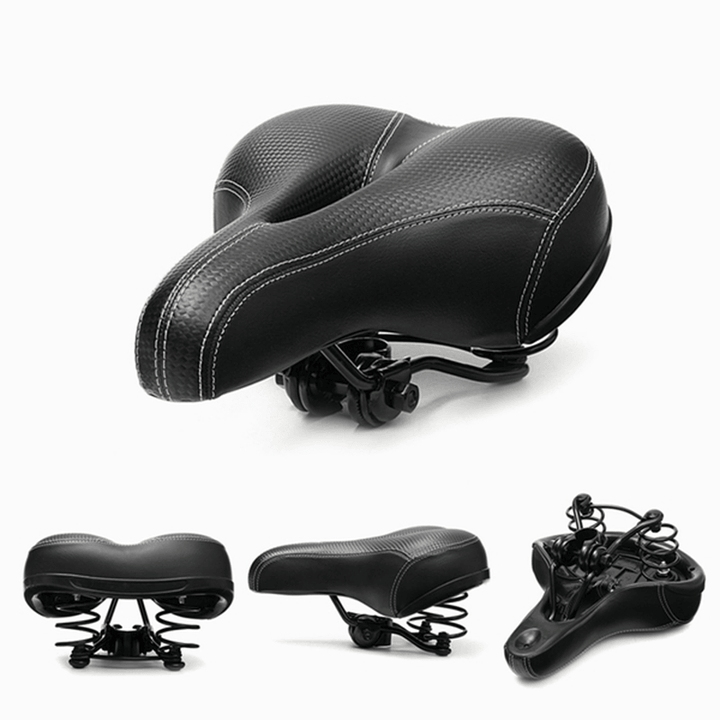 Bicycle Cycling Big Bum Saddle MTB Bike Seat Wide Soft Pad Comfort Road Bike Cushion Mountain Bike Seat