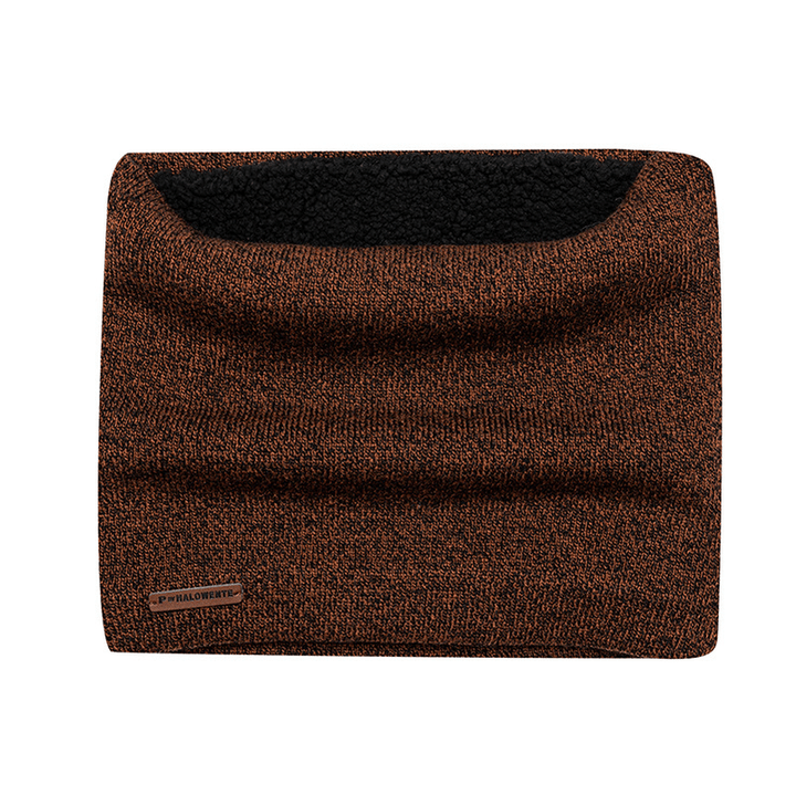 Outdoor Men'S Knitted Thermal Pullover Scarf