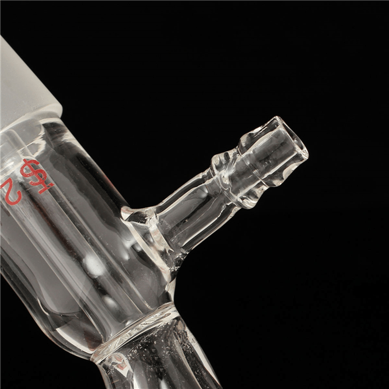 24/29 Glass Bend Connector Tube Vacuum Distillation Take off Adapter