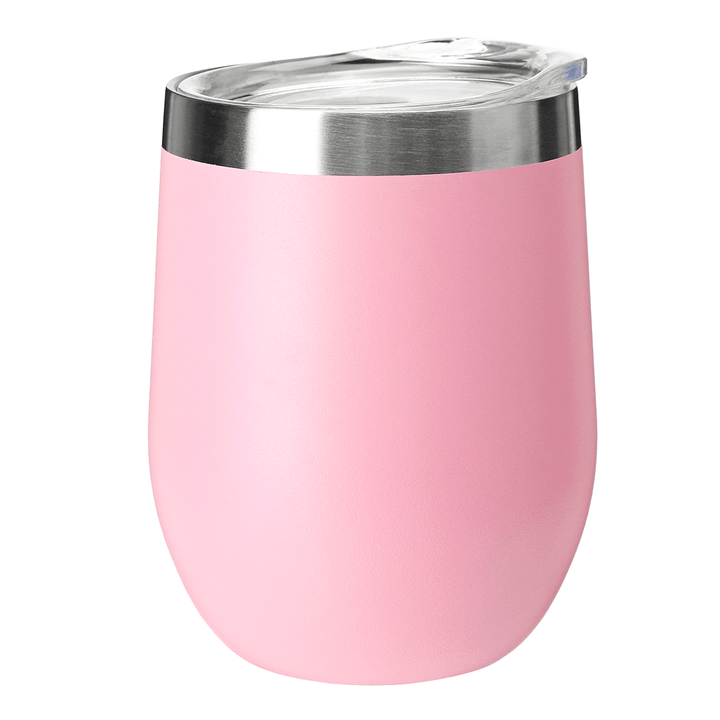 360ML Egg Vacuum Cup Cocktail W-Ine Glass 12Oz Stainless Steel Insulated Tumbler