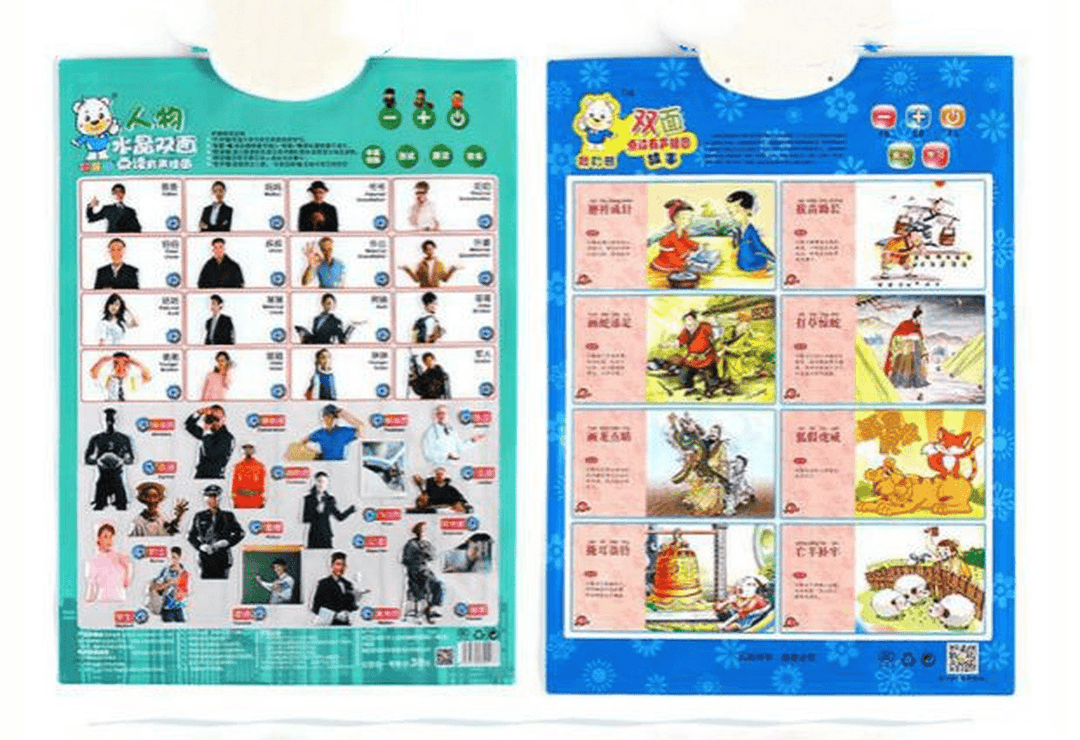 Baby Audio Wall Chart, Point to Read Pronunciation Toys