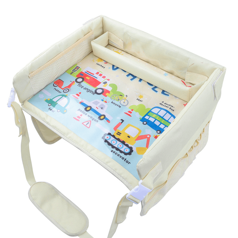 Multifunctional Storage Table for Baby Safety Seat and Stroller