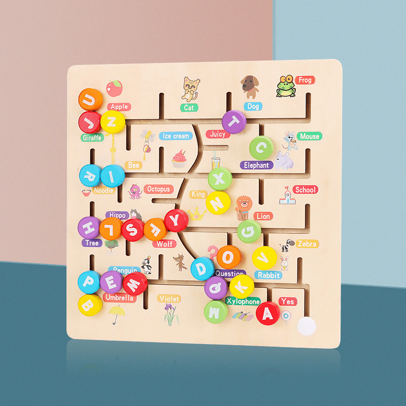 Cognitive Maze to Find a Place Educational Toy