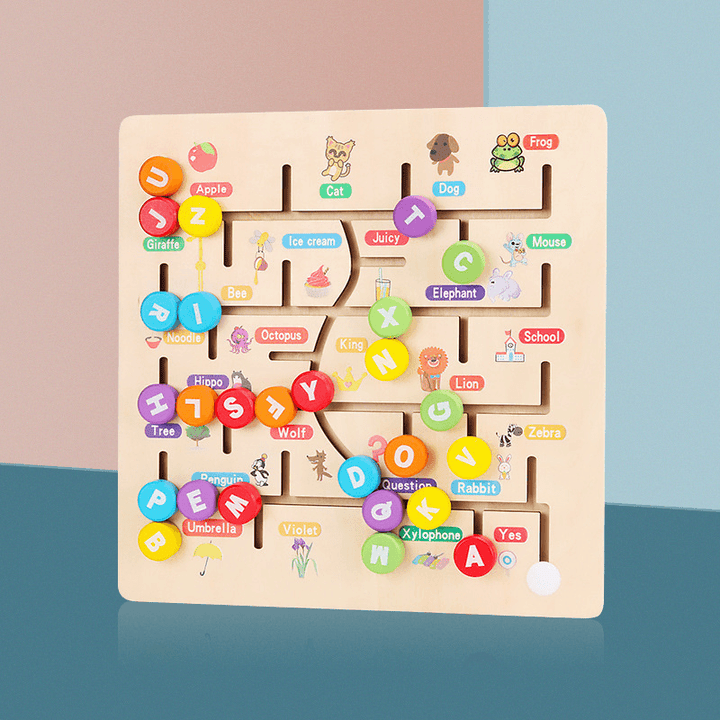 Cognitive Maze to Find a Place Educational Toy