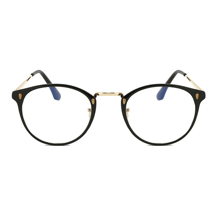 Women Men Metal Frame Blue Light Blocking Glasses