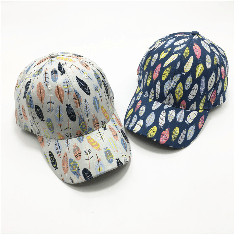 Women'S Fashion Leaf Print Baseball Cap