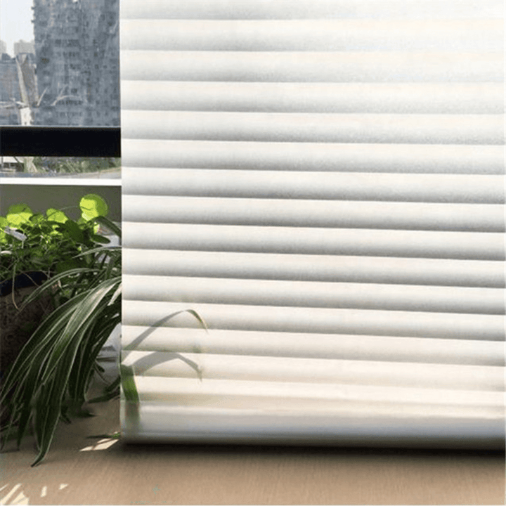 100/200Cm Frosted Window Film Glass Sticker Anti-Uv Privacy Office Home Decoration