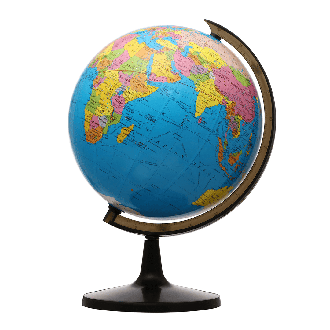 12.6Inch World Globe Students Kid Teachers Geography Learning Home Outdoor Entertainment