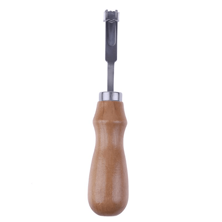 Leather Craft Edge Cutting Tools Handheld DIY Flat Mouth Tool Steel Flat Wide Shovel Handmade for Le