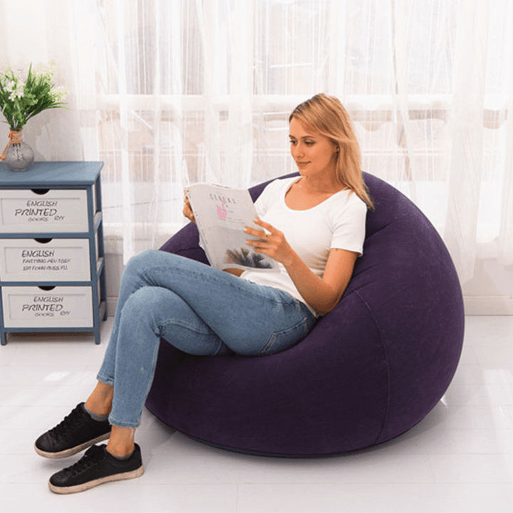 Large Pouf Lazy Sofas Lounger Couch Living Room Furniture Beanbag Tatami