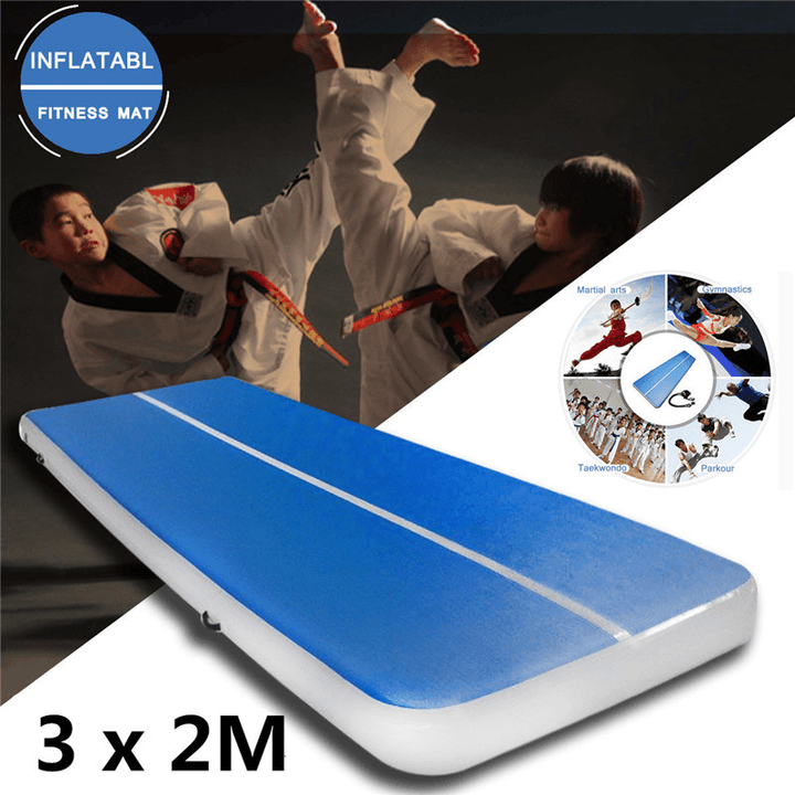 118X79X8Inch Inflatable Gym Mat Airtrack Gymnastics Mat Inflatable GYM Air Track Mat with Electric Pump