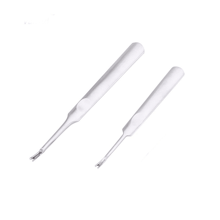 Honana Stainless Steel U or V Shape 2 Optional Size Stitching Groover Leathercraft Skiving DIY Tool