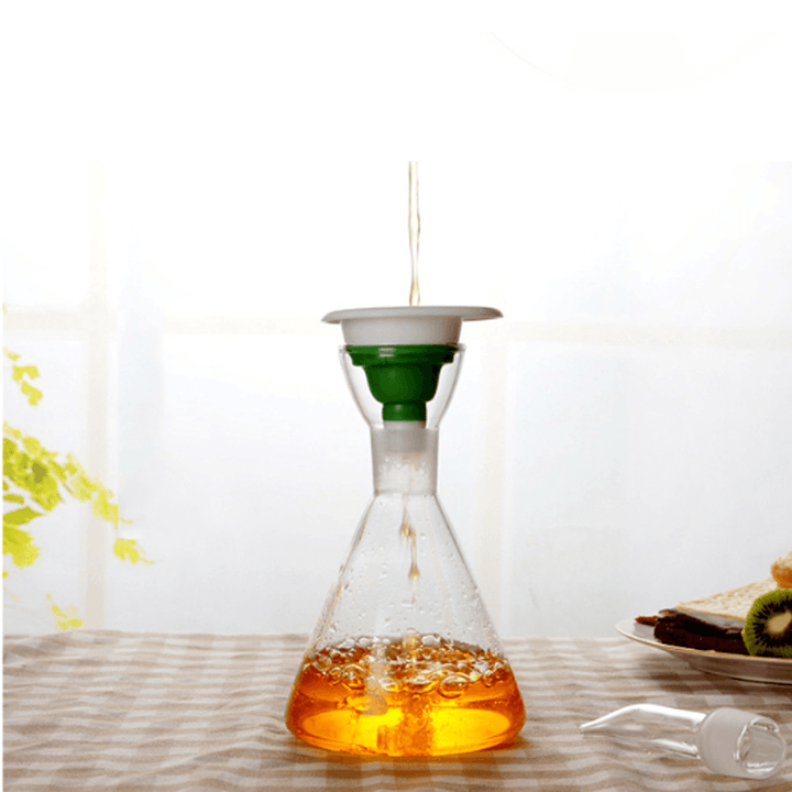 125-500Ml Olive Oil Glass Dispenser Vinegar Pourer Bottle Cone Bottle Kitchen Cooking Tool