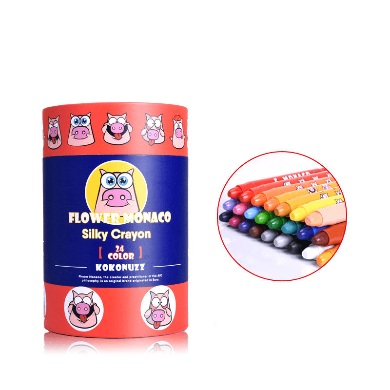 Washable Baby Rotating Mousse Crayon Set