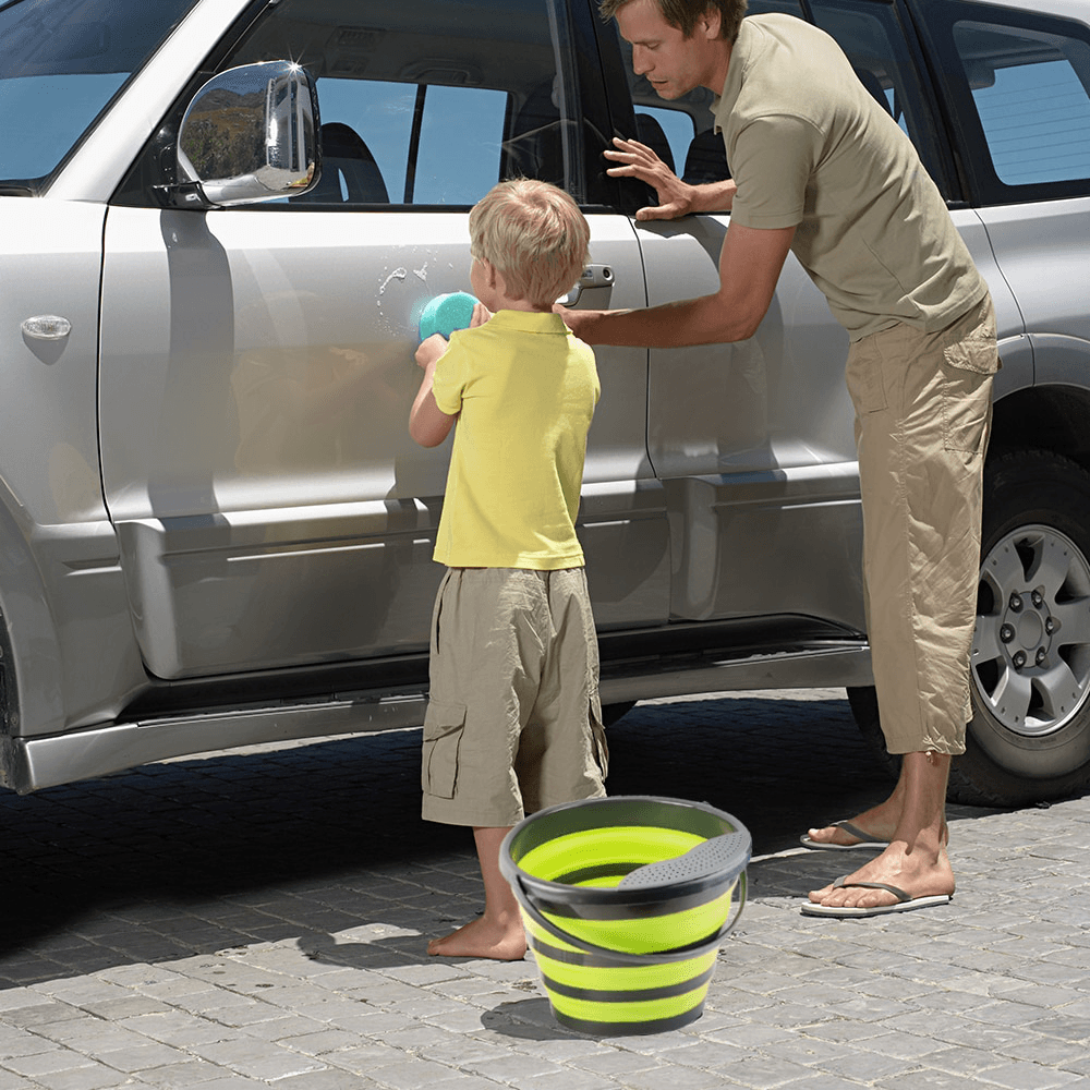 Ipree¬Æ 5L/10L Folding Bucket Portable Water Bin Water Basin Container Outdoor Camping Travel