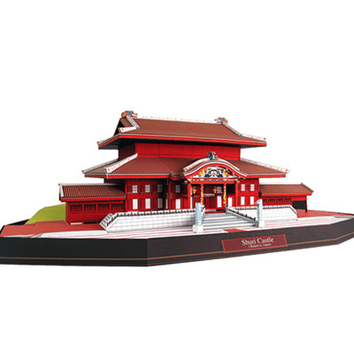 3D Paper Model of Famous Japanese Buildings