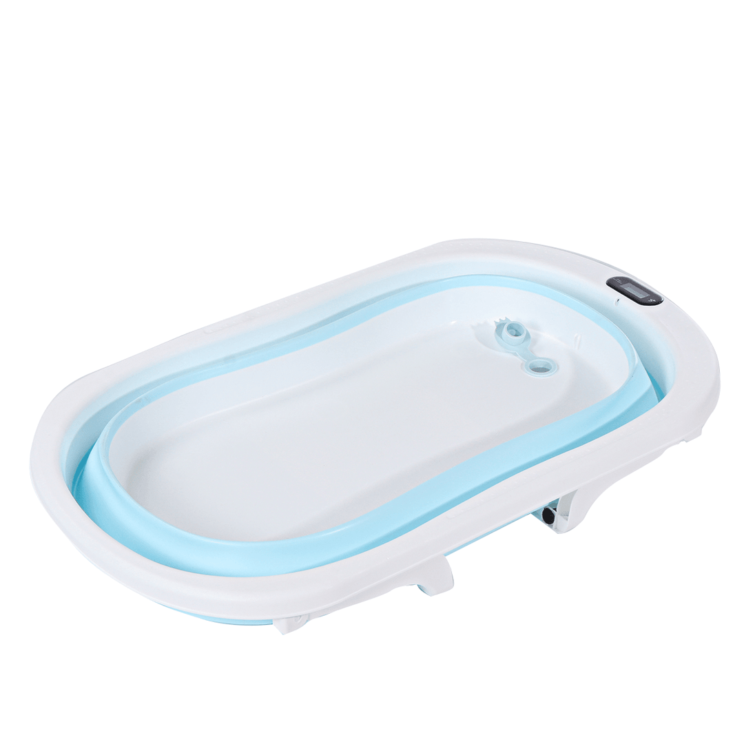 Portable Foldable Baby Bathtub Infant Newbornbath Tub Temperature Sensitive