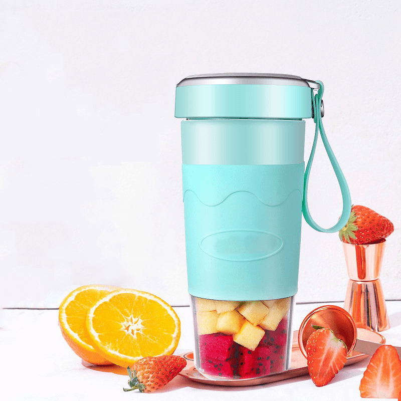 400Ml Wireless Electric Juicer Fruit Maker Portable Travel USB Blender Accompany Cup - MRSLM